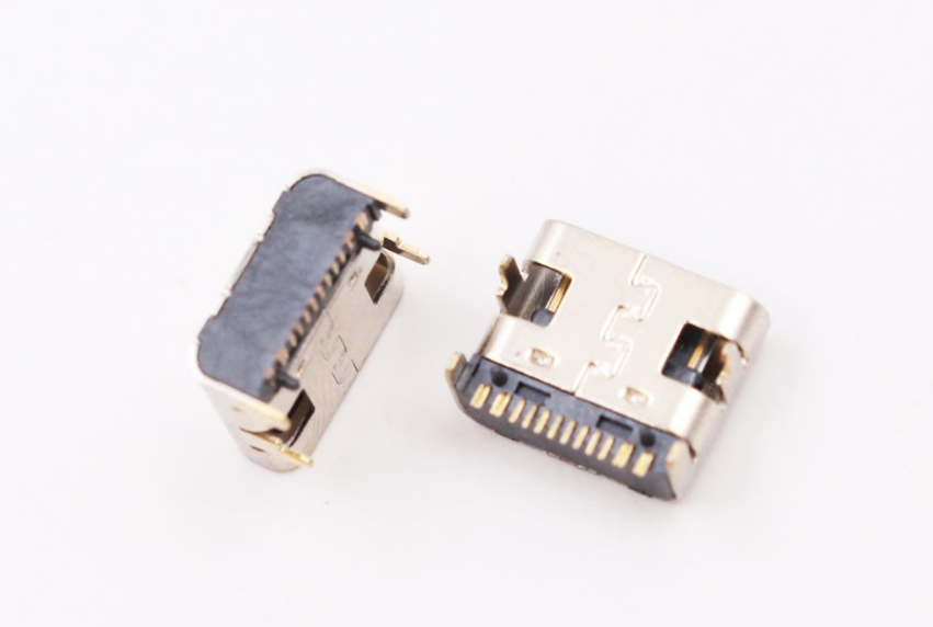16Pin Type-C Female Connector: Support PD Fast Charging, Plug Life Up To 12,000 Times