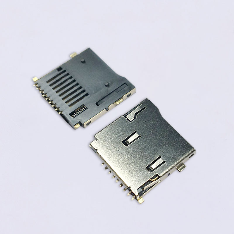 TF Card Connector (Double Pressure Gold Plating)